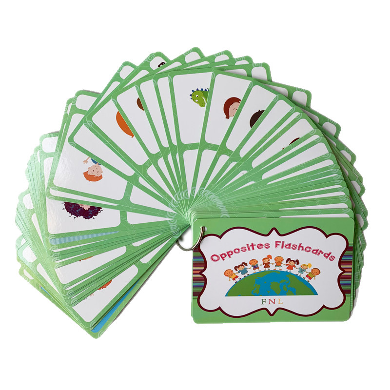 Kids Education In Us - The 100 Groups Opposites Flashcards English