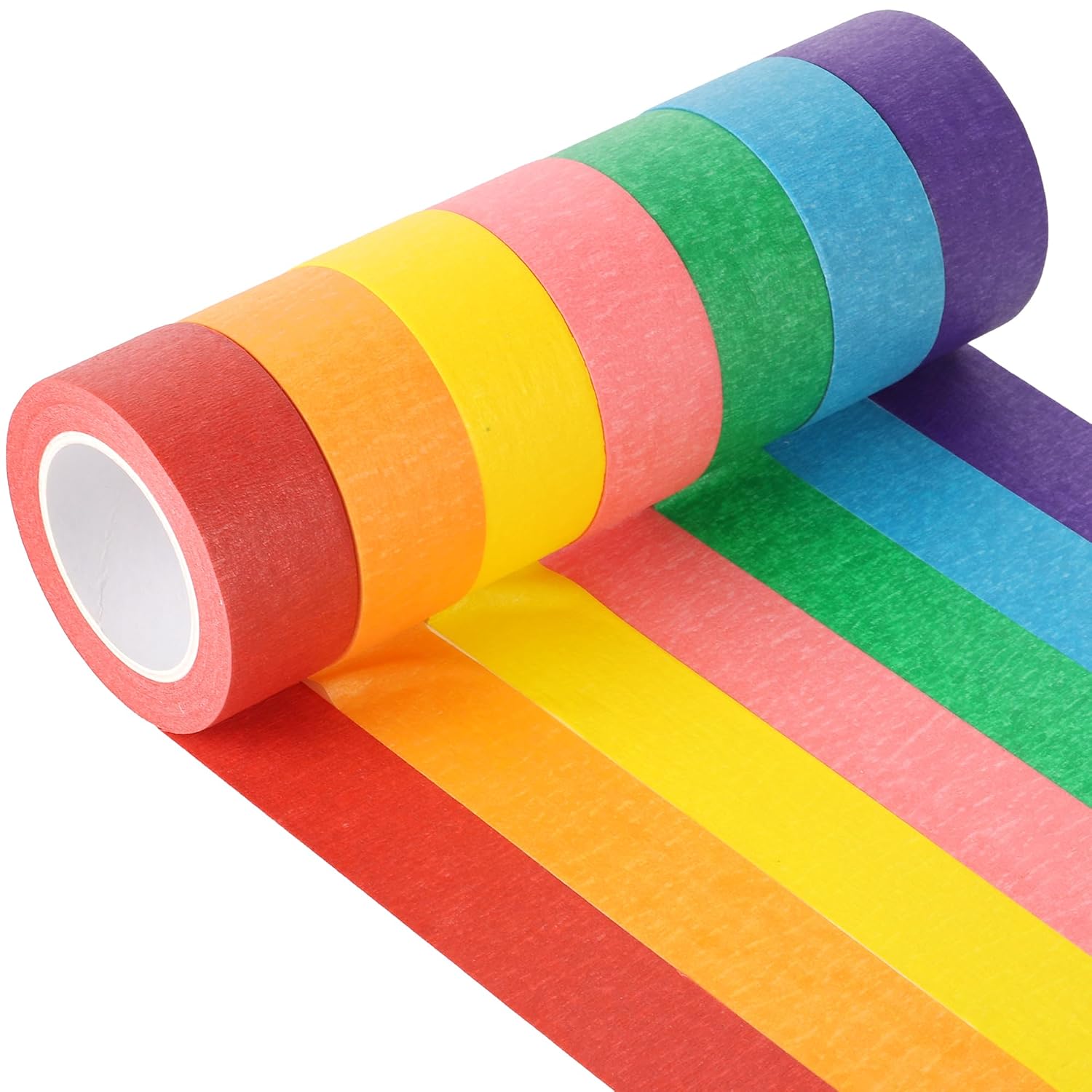 Kids Education Wallpaper - 7 Colors Masking Tape, Residue‑Free Wall