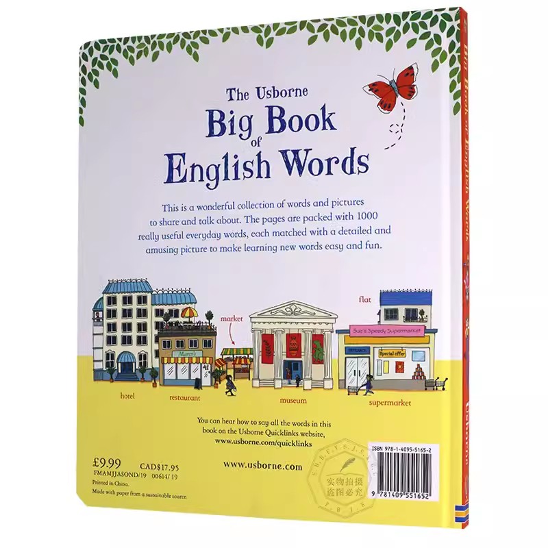 The Big Book Of English Words  - Kids Education Words ulasan dan harga