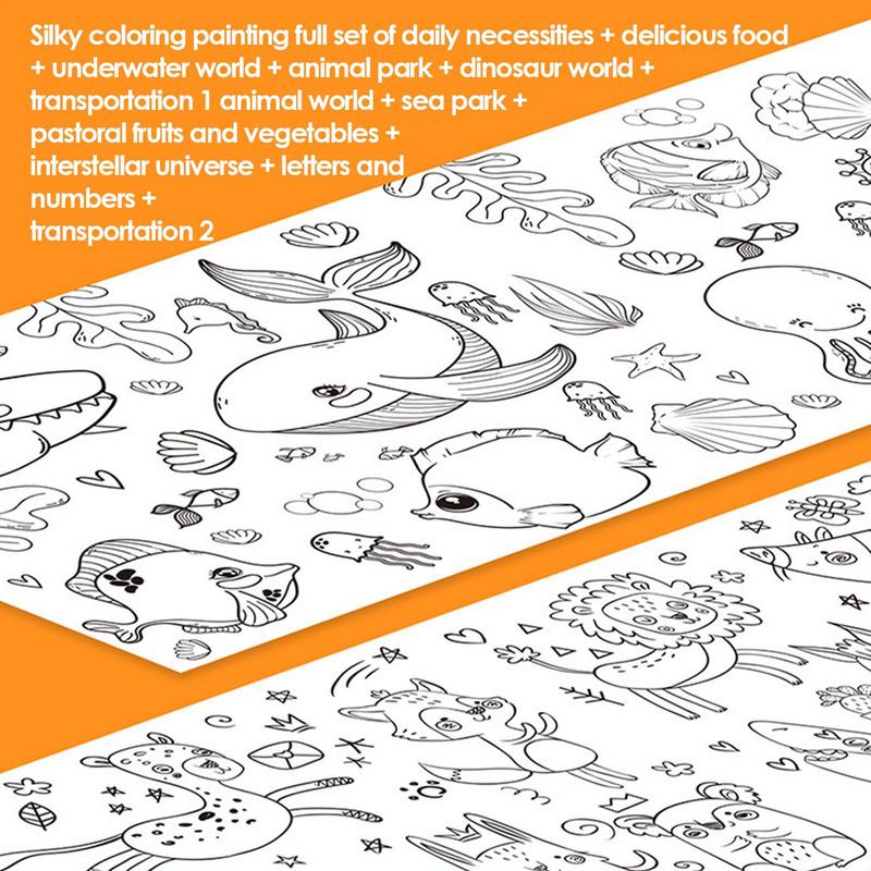 Coloring Paper Roll For Kids C - Kids Education Wallpaper ulasan dan harga