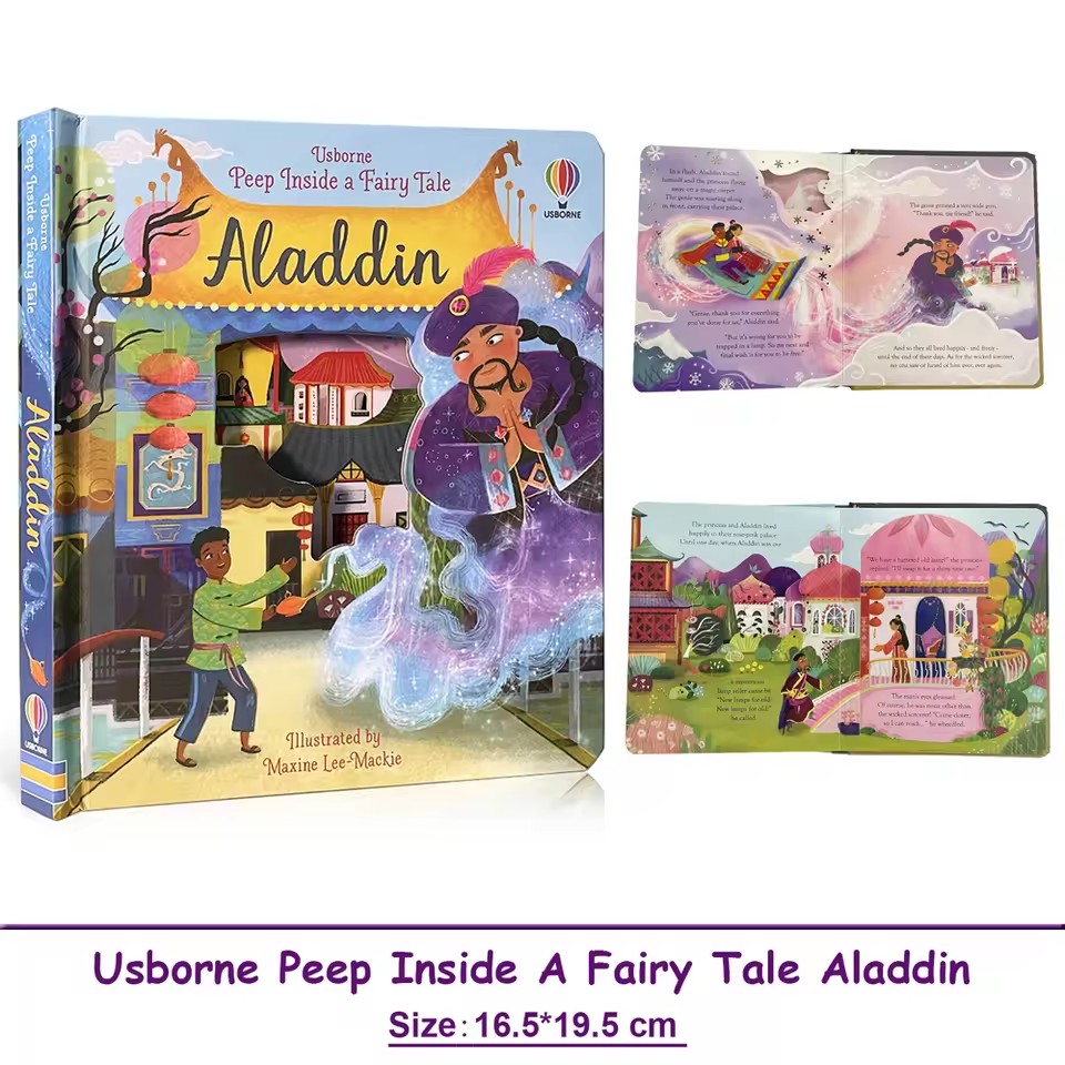 Usborne Peep inside Fairy Tale - Kids Education Picture ulasan dan harga