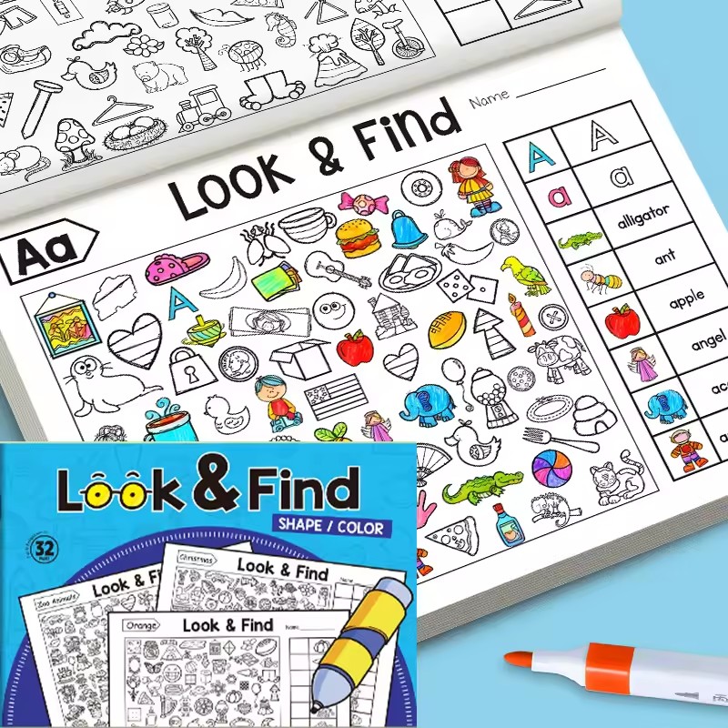 Look And Find Coloring Book fo - Kids Education In Us ulasan dan harga