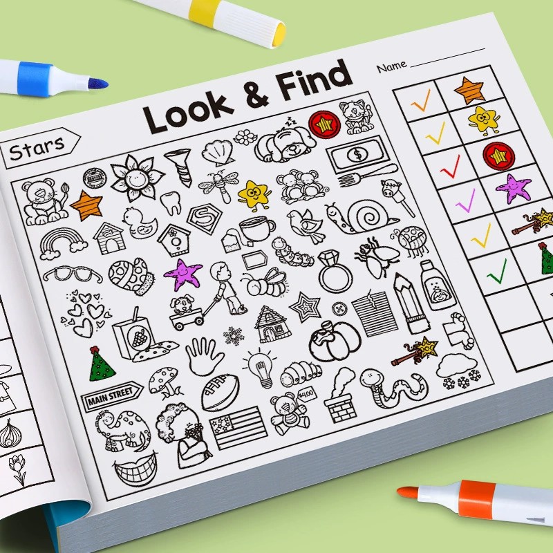 Look And Find Coloring Book fo - Kids Education In Us ulasan dan harga