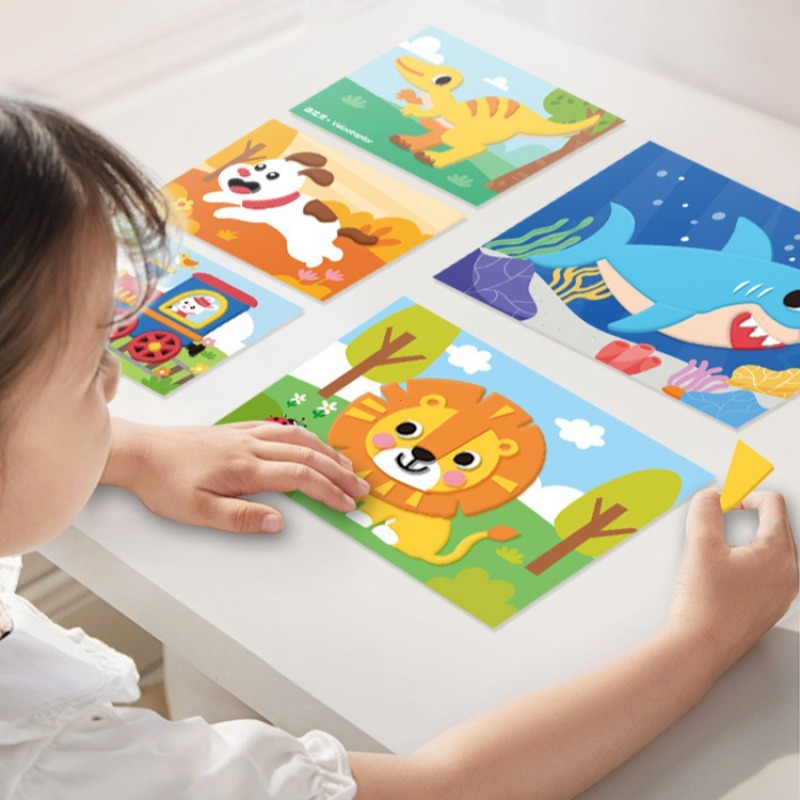 12Pcs/set 3D EVA Foam Sticker  - Kids Education Wallpaper ulasan dan harga