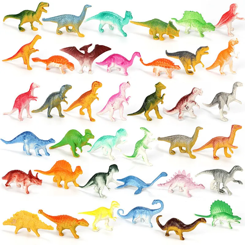 39Pcs/Lot Mini Dinosaur Figure - Kids Education In Japan ulasan dan harga