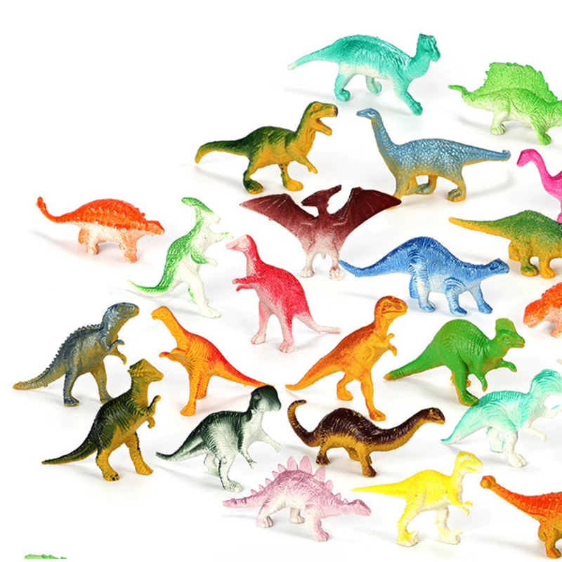 39Pcs/Lot Mini Dinosaur Figure - Kids Education In Japan ulasan dan harga