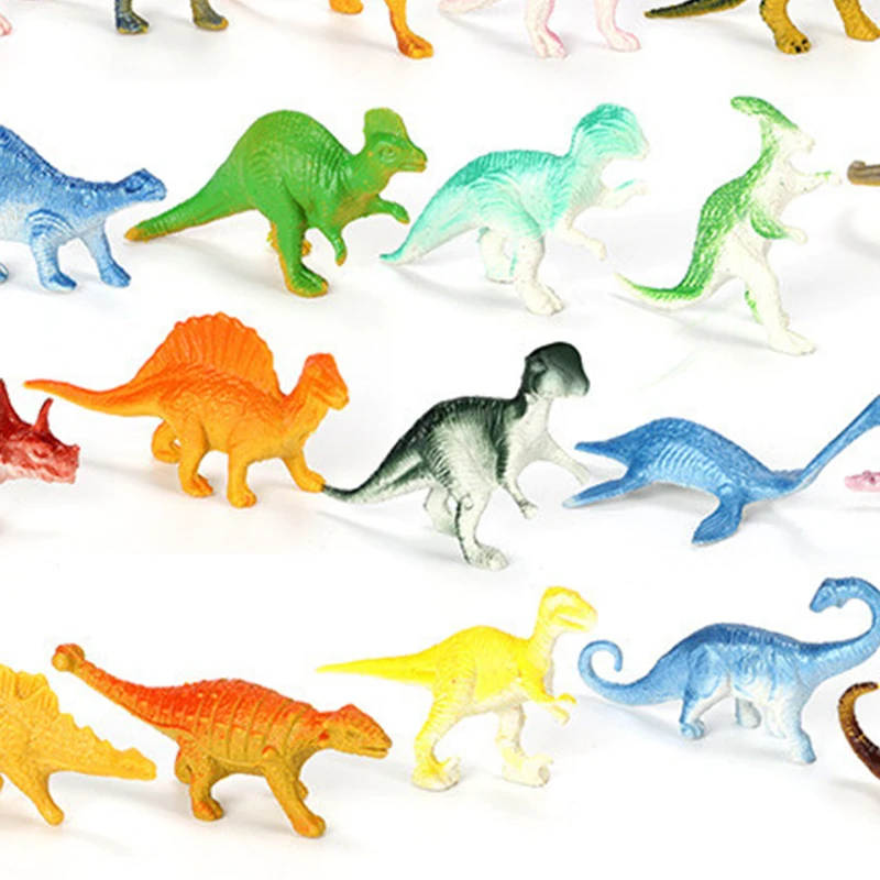 39Pcs/Lot Mini Dinosaur Figure - Kids Education In Japan ulasan dan harga