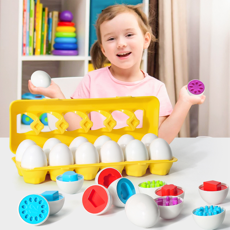 Eggs Screws 3D Puzzle Montesso - Montessori Shelf Toy ulasan dan harga