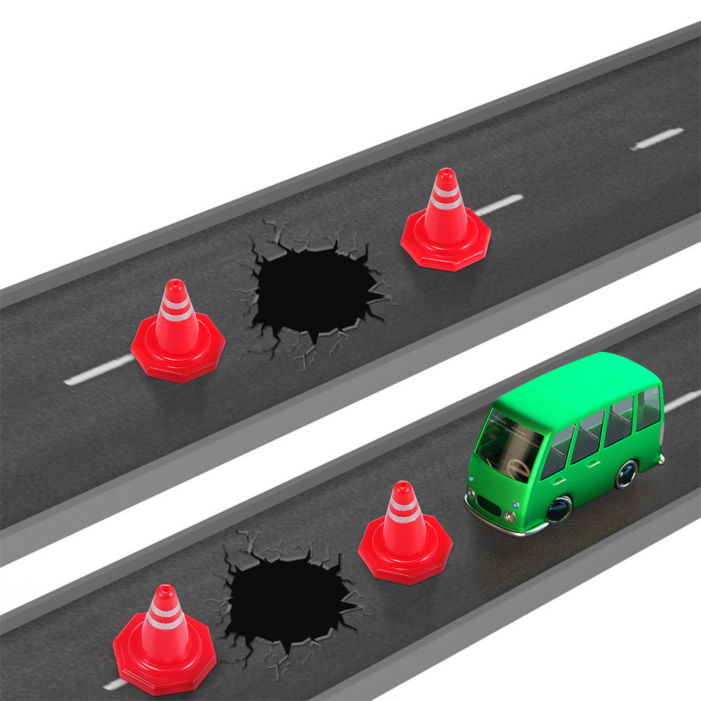 24Pcs Mini Traffic Cones Red P - Kids Education In Us ulasan dan harga
