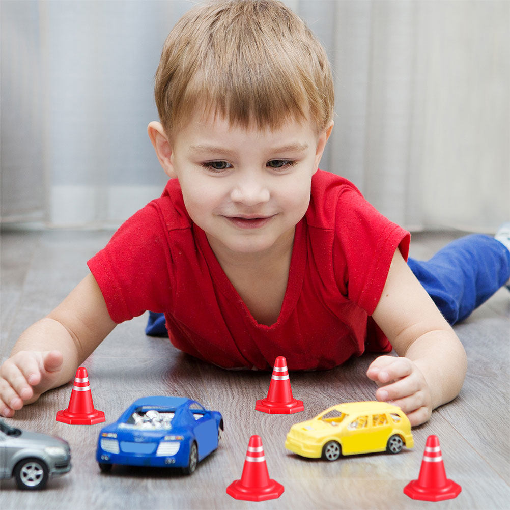 24Pcs Mini Traffic Cones Red P - Kids Education In Us ulasan dan harga
