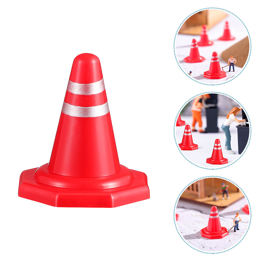 24Pcs Mini Traffic Cones Red P - Kids Education In Us ulasan dan harga