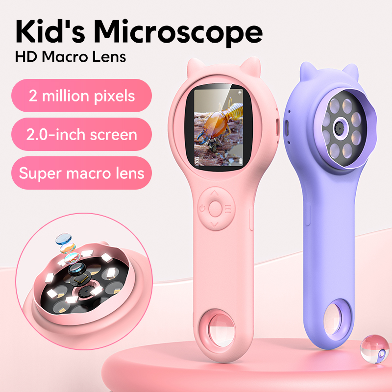 Mini Kids Optical Microscope W - Kids Education Video ulasan dan harga