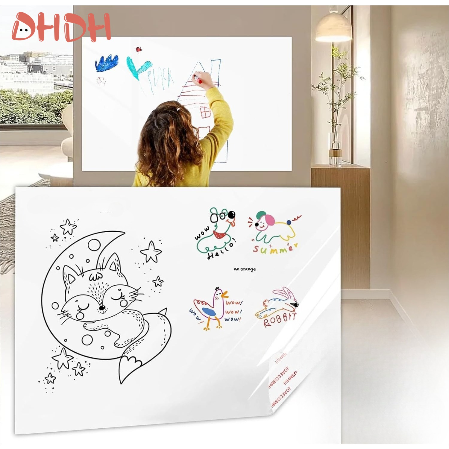 Kids Painting Scroll – Peel &  - Kids Education Wallpaper ulasan dan harga