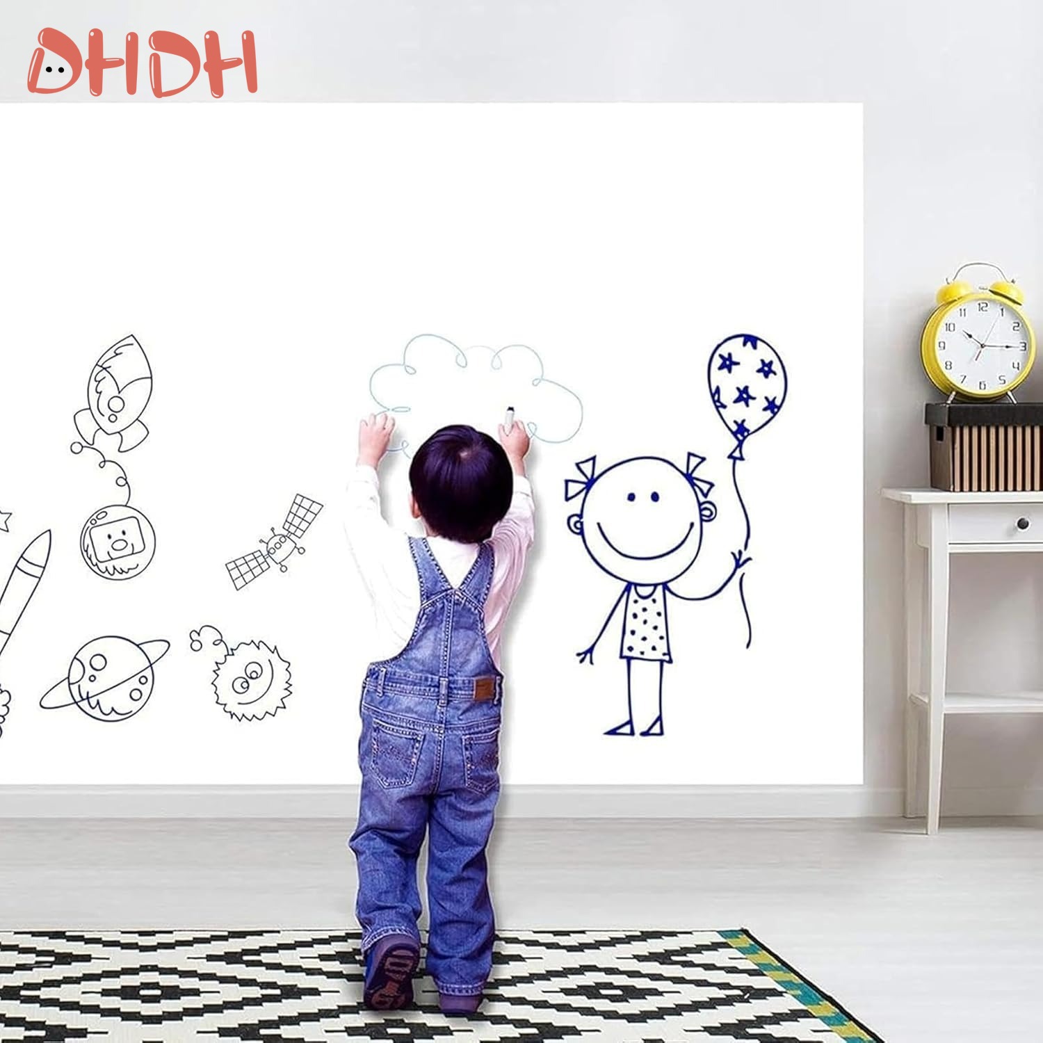 Kids Painting Scroll – Peel &  - Kids Education Wallpaper ulasan dan harga